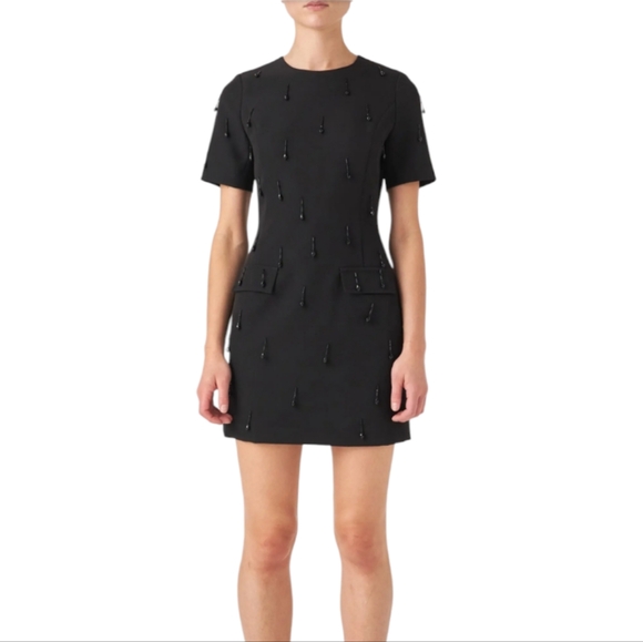 Endless Rose Beaded Fringe Mini Dress - Picture 1 of 11